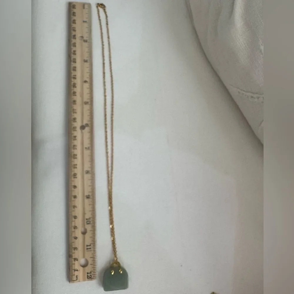 Genuine Aventurine Handbag Pendant - Picture 4 of 6